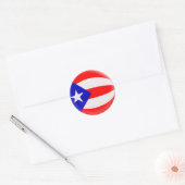 20 kleine stickers Puerto Rico vlag (Envelop)