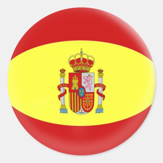 20 kleine stickers Spanje Spaanse vlag (Voorkant)