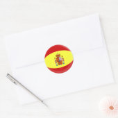 20 kleine stickers Spanje Spaanse vlag (Envelop)