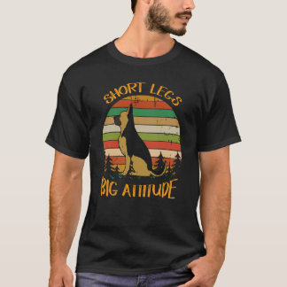 20 Korte Poten Grote Attitude Schattige Duitse Her T-shirt