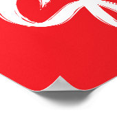 20% Korting Bord, 18x24 Rood Korting Poster (Hoek)