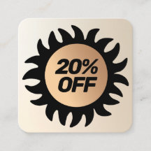 20% korting klant Coupon Square Business C