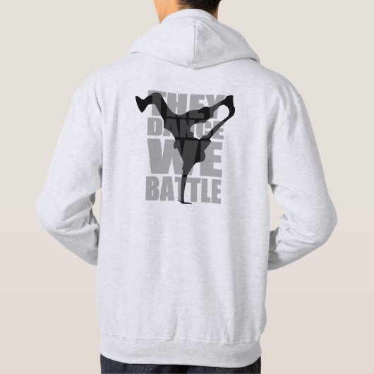 20% korting / Ze dansen, we vechten (Hoodie) Hoodie (Achterkant)