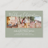 20 Kwaliteit Budget FOTO Huwelijksuitnodigingen KL Advieskaart (Voorkant)