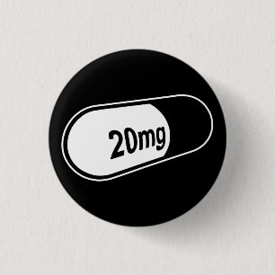 20 mg knop voor pil ronde button 3,2 cm