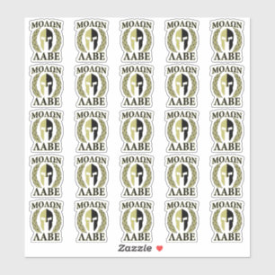 20 Molon Labe Spartan Warrior Laurels Sticker