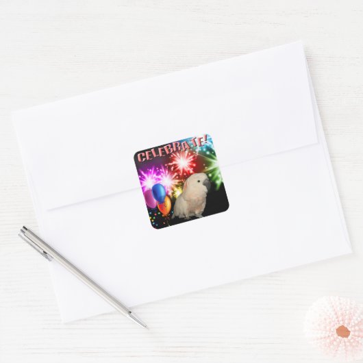 20 Molukse kaketoe stickers (Envelop)