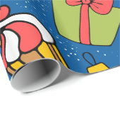 #20 Nautische Haven inpakpapier "Big Size" (Rol Hoek)