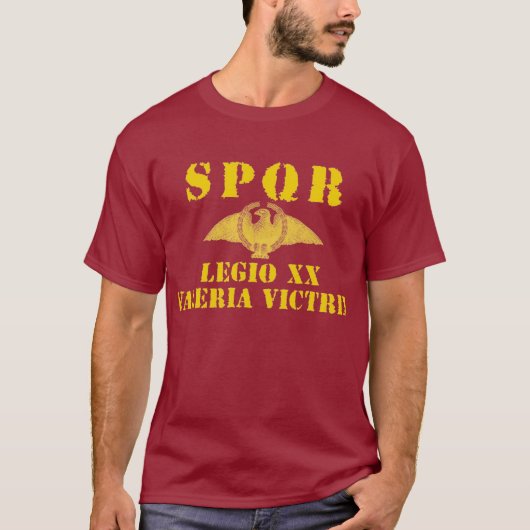 20 Octavian/Augustus' Valiant 20th Legion - Eagle T-shirt (Voorkant)