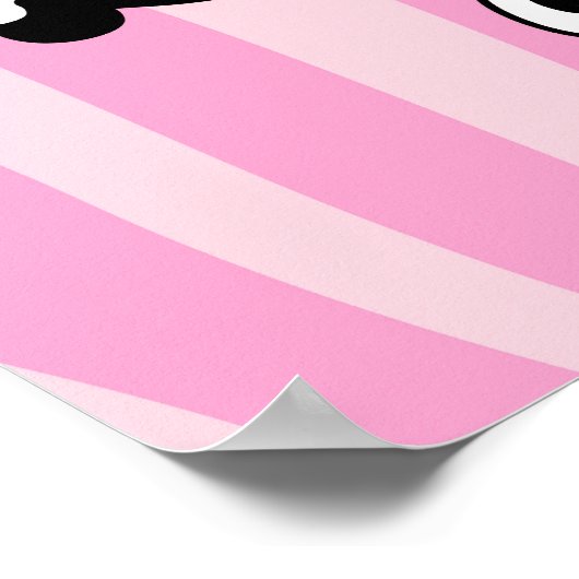 20% Off Sale teken, Roze Retro Retail Store Poster (Hoek)