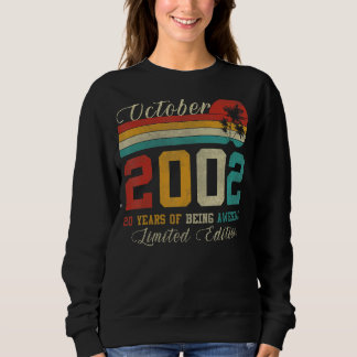 20 oktober 2002 Oude Vintage 2002 20ste verjaardag Trui