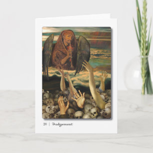 20 Oordeel Tarot Wenskaart Kaart
