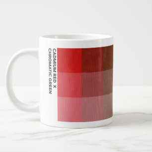 20 oz Cadmiumrood x Chromatisch groen mok