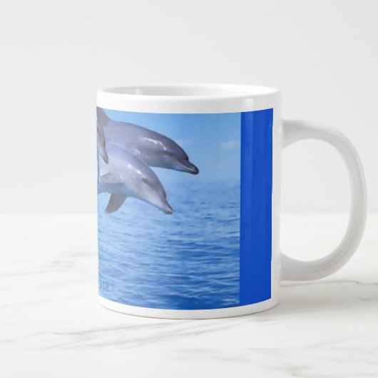 20 OZ Dolphin-Mok Grote Koffiekop (Rechts)
