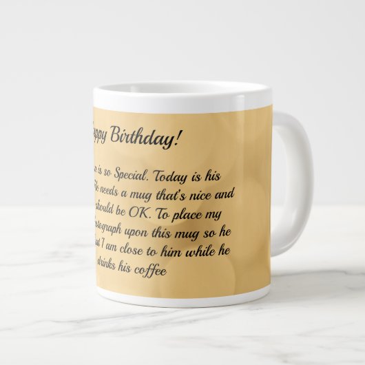 20 oz Grammy Birthday Mug Grote Koffiekop (Voorkant rechts)