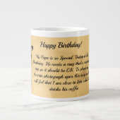 20 oz Grammy Birthday Mug Grote Koffiekop (Voorkant)