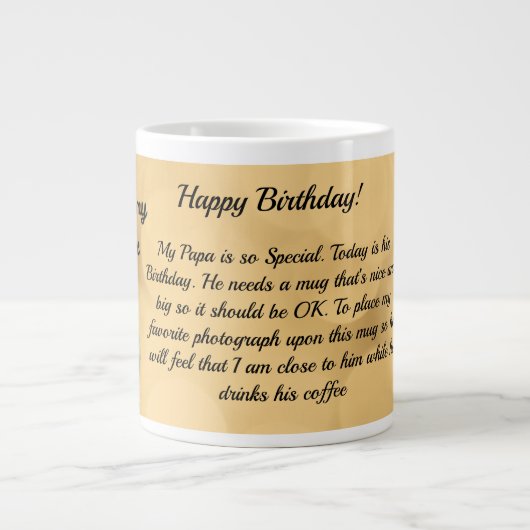 20 oz Grammy Birthday Mug Grote Koffiekop (Voorkant)