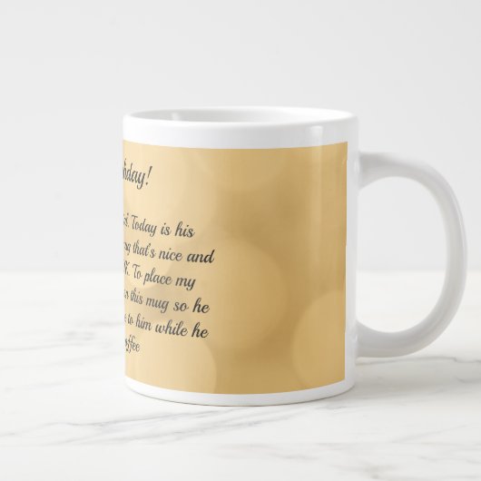 20 oz Grammy Birthday Mug Grote Koffiekop (Rechts)