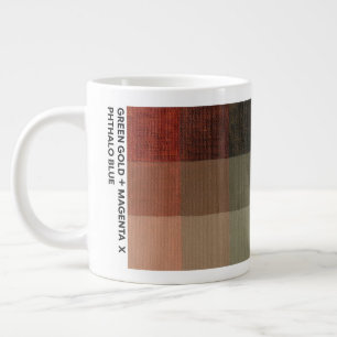 20 oz Groen Goud + Magenta x Phthalo Blauwe Mok