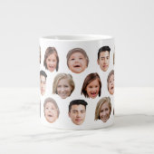 20 Oz Jumbo Family Face 4 foto's Specialiteit Grote Koffiekop (Voorkant)