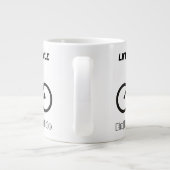 20 oz Jumbo Mok Bowl, "Het leven is een cyclus" (Achterkant)