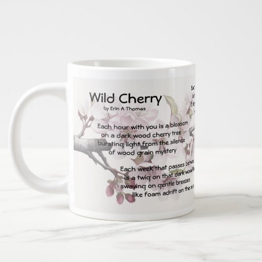 20 oz Mok "Wild Cherry" door Erin A Thomas (levend (Links)