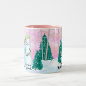 20 oz Snowmen en Coffee-mok Tweekleurige Koffiemok (Center)