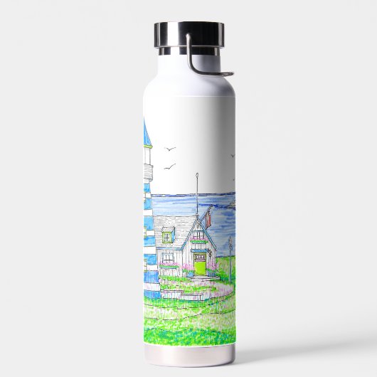20 oz Thermische Vuurtoren Tumbler Waterfles (Links)