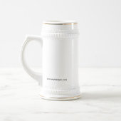 20 oz white stein bierpul (Links)