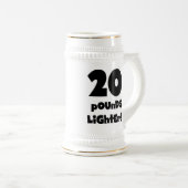 20 pond lichter bierpul (Voorkant rechts)