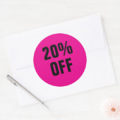 20 Procent Korting Stickers Opruiming Korting Sale (Envelop)