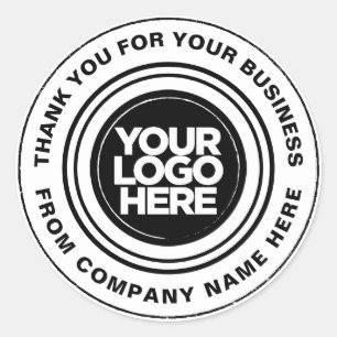 20 professionele gepersonaliseerde Logo ronde Stic Sticker