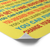 20 Redenen voor liefdesleesboeken Poster (Hoek)