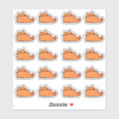 20 Schattige Oranje Kat Planner Sticker (Vel)
