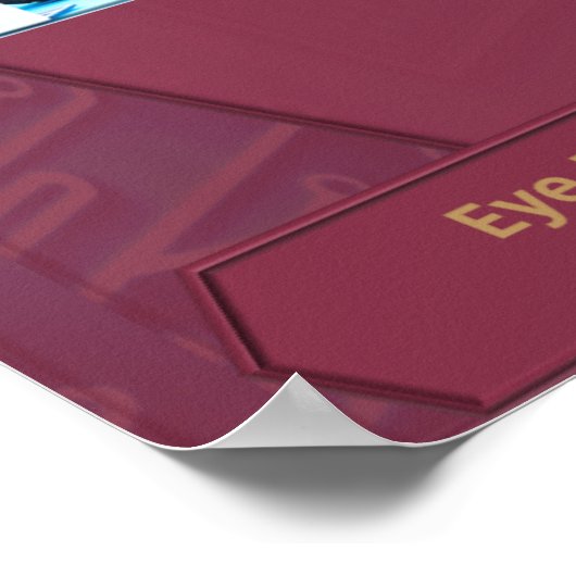 20 seconden tot de gezondheid van de ogen poster (Hoek)