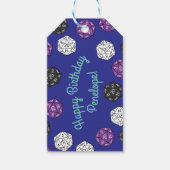 20 Sided Dice DND Games Kids Birthday Party Cadeaulabel (Voorkant)