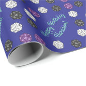 20 Sided Dice DND Games Kids Birthday Party Cadeaupapier (Rol Hoek)