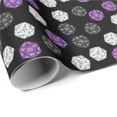 20 Sided Dice DND Games Kids Birthday Party Cadeaupapier (Rol Hoek)