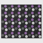 20 Sided Dice DND Games Kids Birthday Party Cadeaupapier (Vlak)