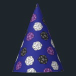 20 Sided Dice DND Games Kids Birthday Party Feesthoedjes<br><div class="desc">Deze schattige, kleurrijke, schattige 20-zijdige DDND-spelletjes verjaardagsfeestjes zijn perfect voor een kerkers en draken, die het thema van het spelletje van kinderen tijdens hun verjaardag vieren! Pas de tekst aan om ze zelf te maken. Het moderne uiterlijk en gevoel is de perfecte manier om je kleine te vieren die graag...</div>