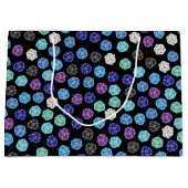 20 Sided Dice DND Games Kids Birthday Party Groot Cadeauzakje (Voorkant)