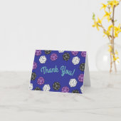 20 Sided Dice DND Games Kids Birthday Party Kaart (Gele Bloem)