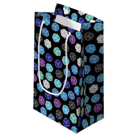 20 Sided Dice DND Games Kids Birthday Party Klein Cadeauzakje (Voorkant Gekanteld)