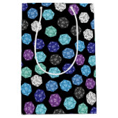 20 Sided Dice DND Games Kids Birthday Party Medium Cadeauzakje (Voorkant)