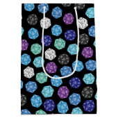 20 Sided Dice DND Games Kids Birthday Party Medium Cadeauzakje (Achterkant)