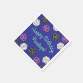 20 Sided Dice DND Games Kids Birthday Party Servet (Hoek)