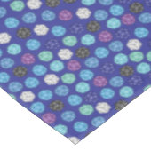 20 Sided Dice DND Games Kids Birthday Party Tafelkleed (Gekanteld)