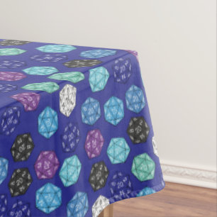20 Sided Dice DND Games Kids Birthday Party Tafelkleed