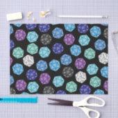 20 Sided Dice DND Games Kids Birthday Party Tissuepapier (Craft)