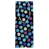 20 Sided Dice DND Games Kids Birthday Party Wijn Cadeautas (Achterkant)